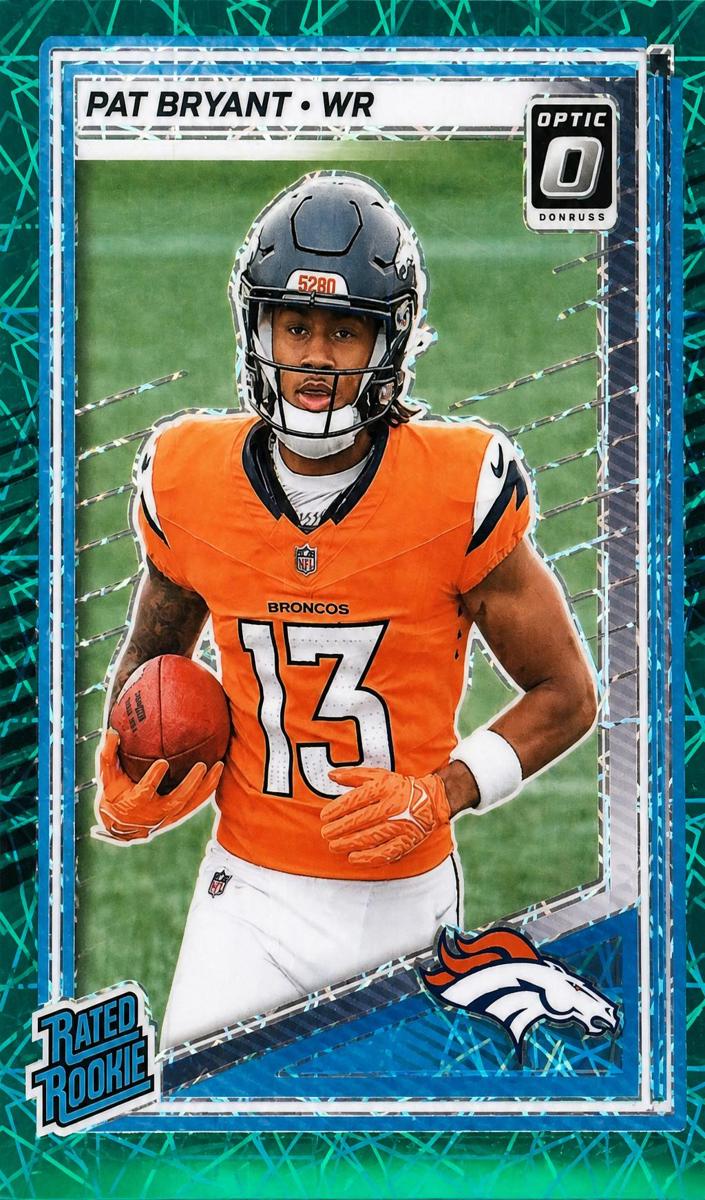 2025 Donruss Optic Football Green Velocity Pat Bryant #215