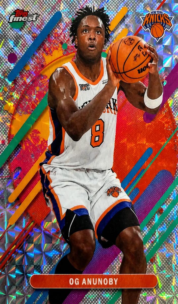 2025 Topps Finest Basketball Geometric Refractor OG Anunoby #227