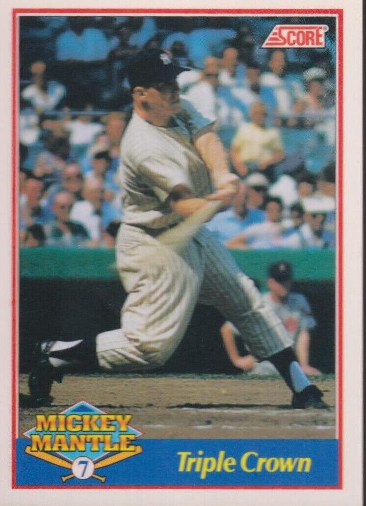 1991 Score Baseball Mickey Mantle #2