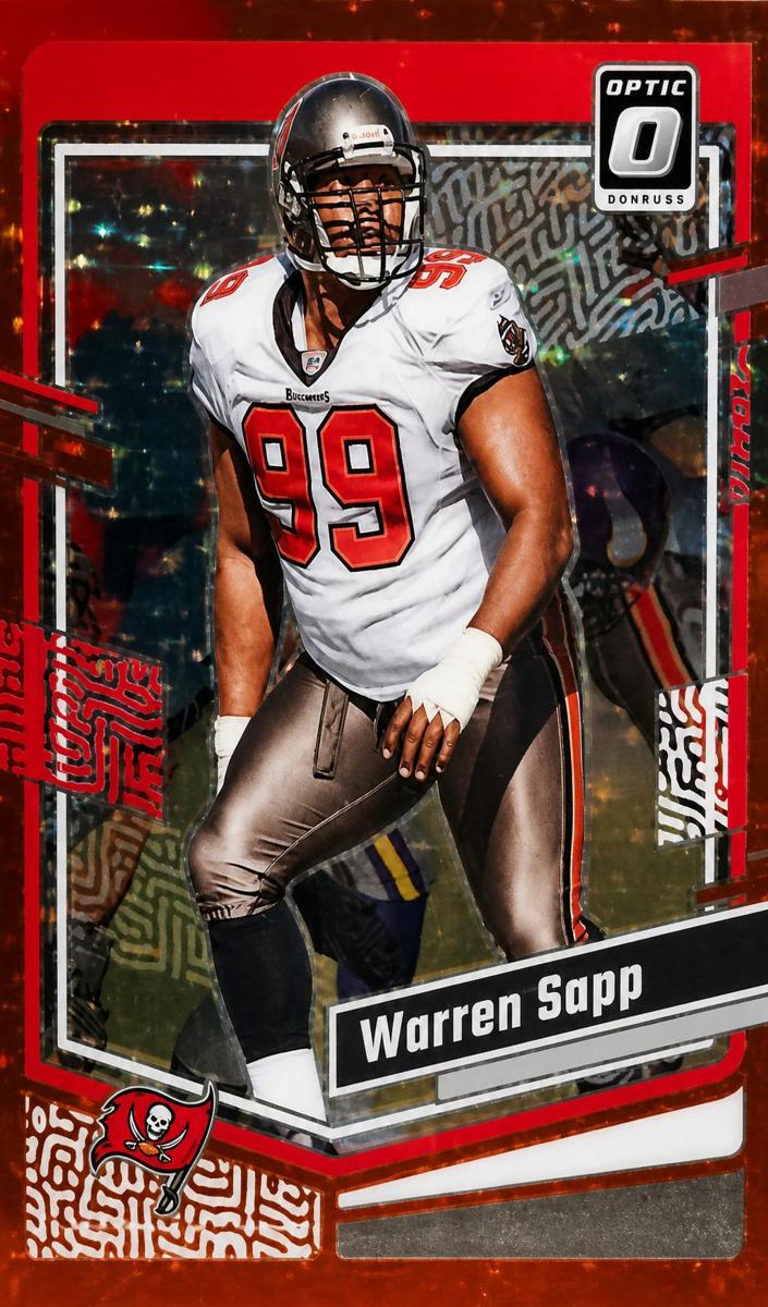 2023 Donruss Optic Football Red Stars Warren Sapp #187