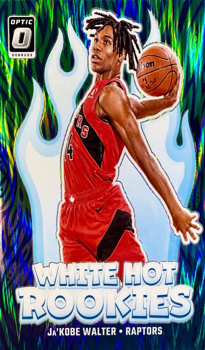 2024 Donruss Optic Basketball Green Shock Ja'Kobe Walter #13