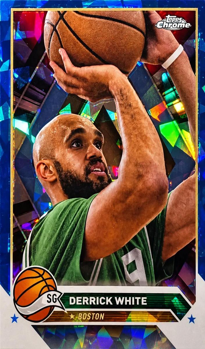 2023 Topps Chrome Sapphire Basketball Derrick White #141