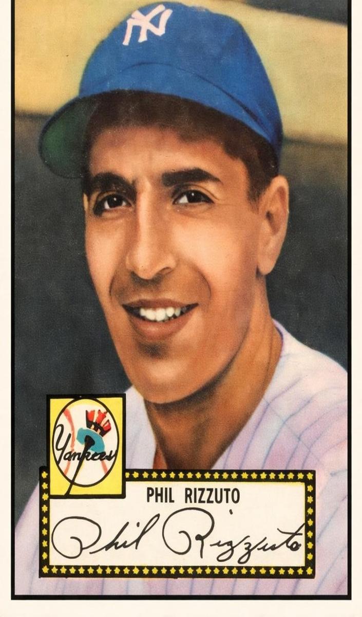 1952 Topps Baseball Black Back Phil Rizzuto #11 PSA 5.5