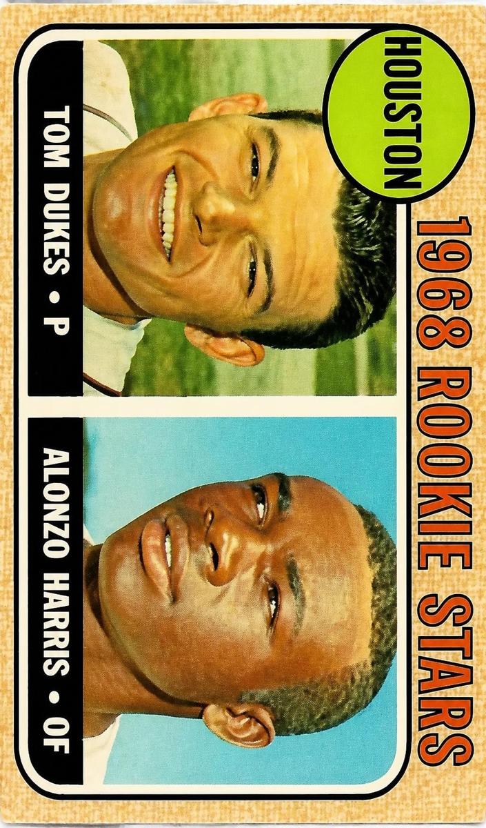 1968 O-Pee-Chee Baseball Astros Rookies #128 PSA 8.5