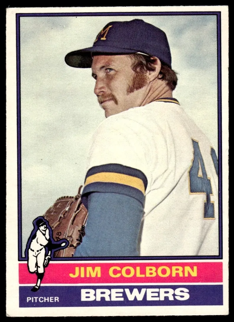 1976 O-Pee-Chee Baseball Jim Colborn #521