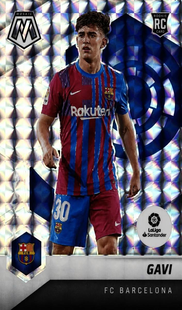 2021 Panini Mosaic La Liga Soccer Mosaic Gavi #45