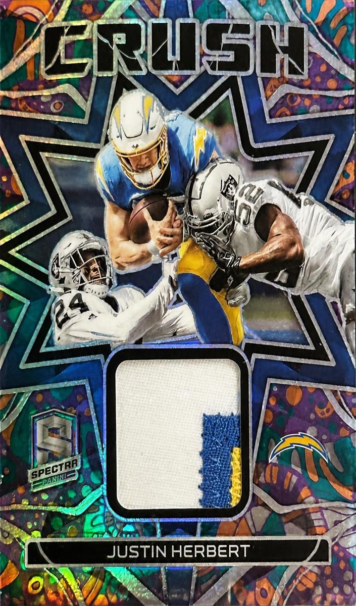 2023 Panini Spectra Football Psychedelic Justin Herbert #CRU-JHE