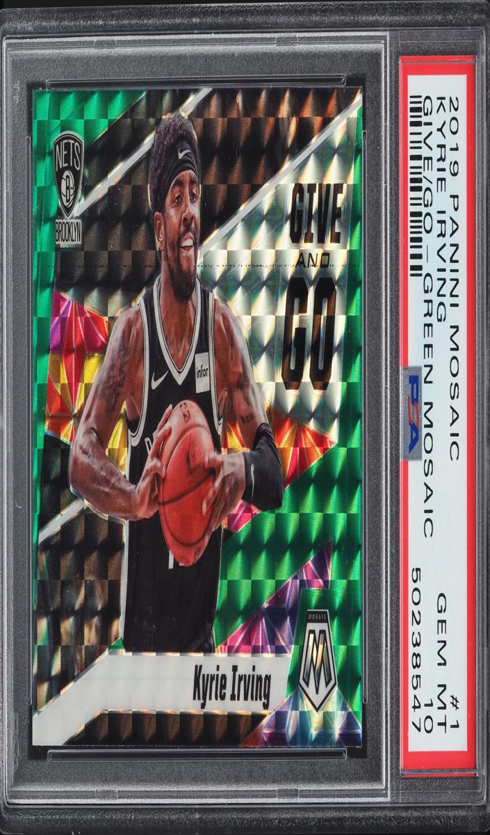 2019 Panini Mosaic Basketball Green Kyrie Irving #1