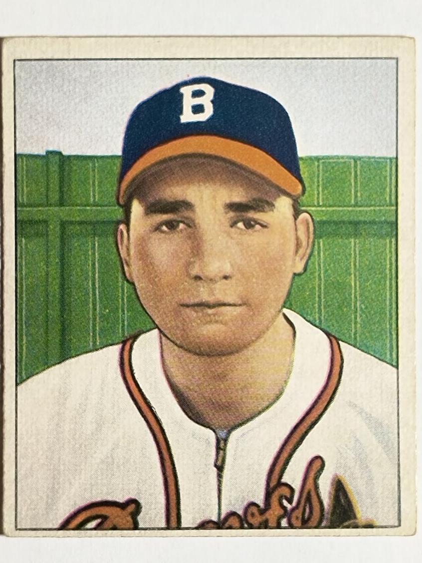 1950 Bowman Baseball null Johnny Antonelli #74 PSA 6