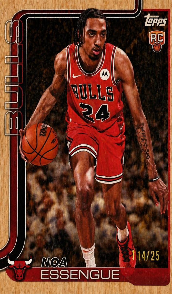 2025 Topps Basketball Wood Noa Essengue #212