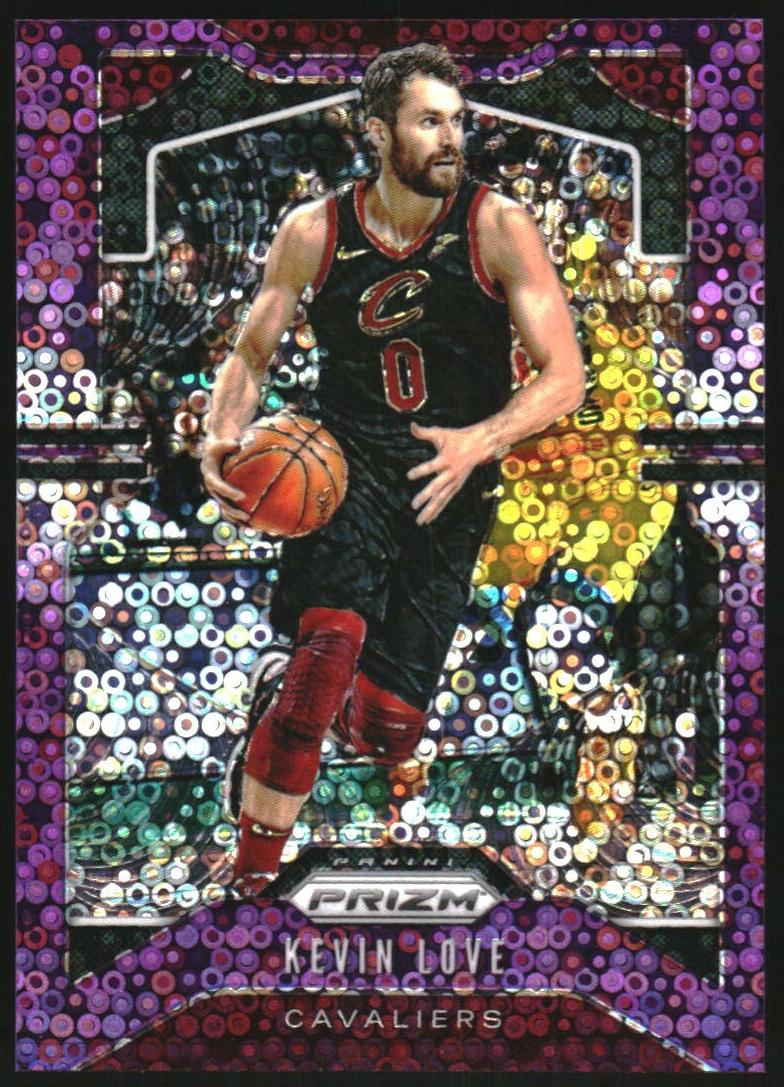 2019 Panini Prizm Basketball Fast Break Purple Kevin Love #68