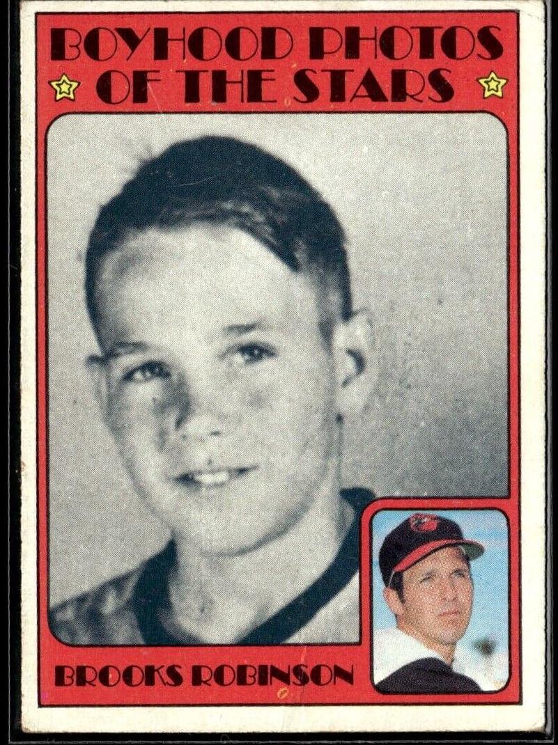 1972 Topps Baseball Brooks Robinson #498 PSA 8