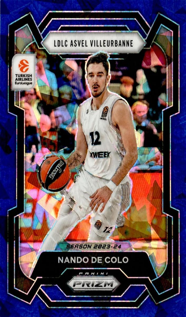 2023 Panini Prizm Turkish Airlines EuroLeague Basketball Blue Ice Nando De Colo #60