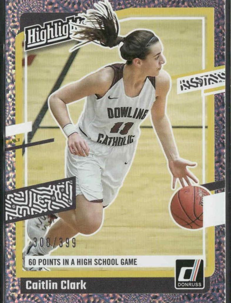 2024 Panini Caitlin Clark Collection Basketball Vortex Caitlin Clark #H3 CGC 10