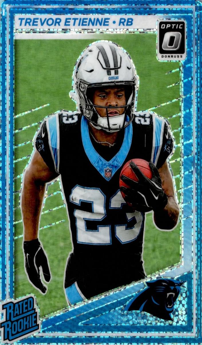 2025 Donruss Optic Football White Sparkle Trevor Etienne #222