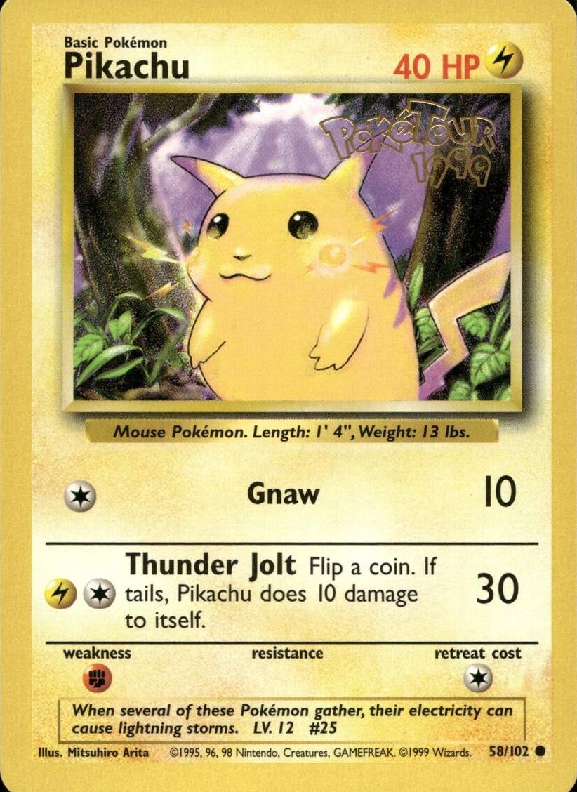 1999 Pokemon Base Set Pikachu #58 PSA 9