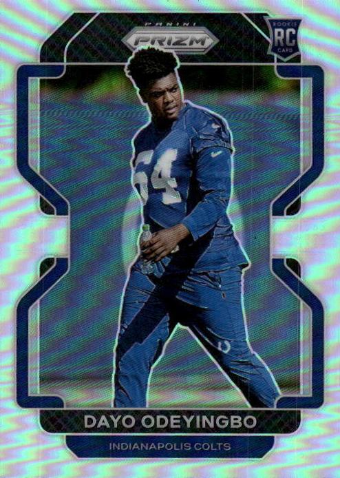 2021 Panini Prizm Football Silver Dayo Odeyingbo #387