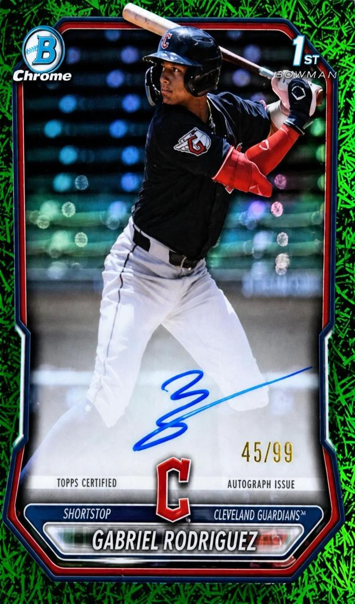 2026 Bowman Baseball Green Grass Refractor Gabriel Rodriguez #CPA-GR