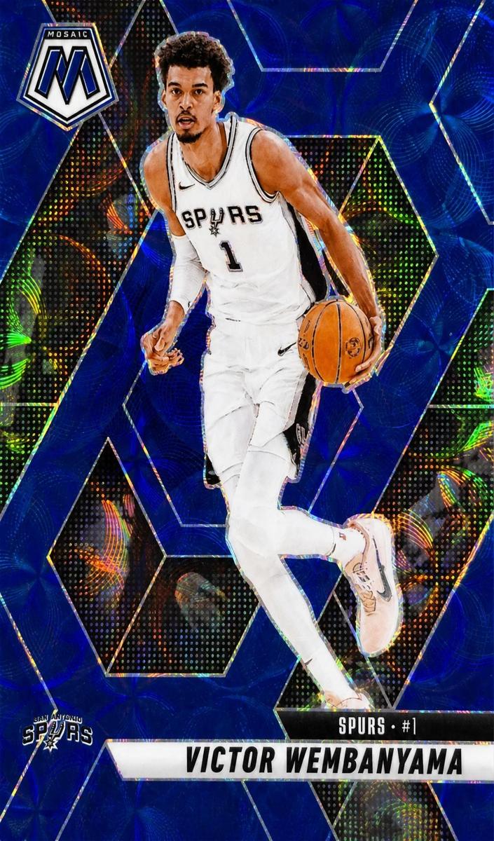 2024 Panini Mosaic Basketball International Blue Victor Wembanyama #31