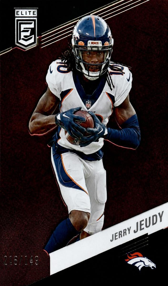 2023 Donruss Elite Football Maroon Jerry Jeudy #50