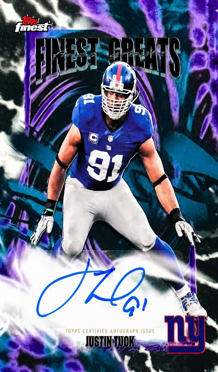 2025 Topps Finest Football Justin Tuck #FGA-JTU