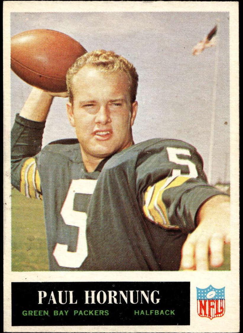 1965 Philadelphia Football Paul Hornung #76 PSA 7.5
