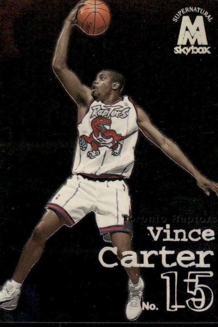 1998 Skybox Molten Metal Basketball Vince Carter #134