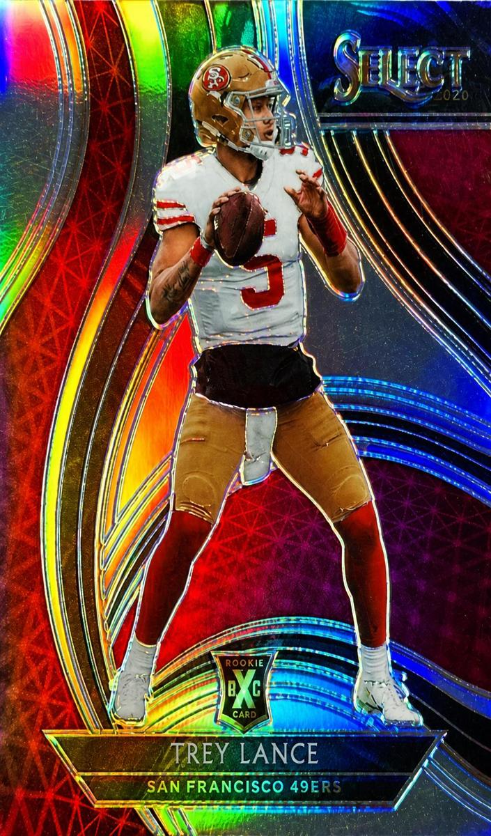 2020 Panini Select Football Trey Lance #403 PSA 9