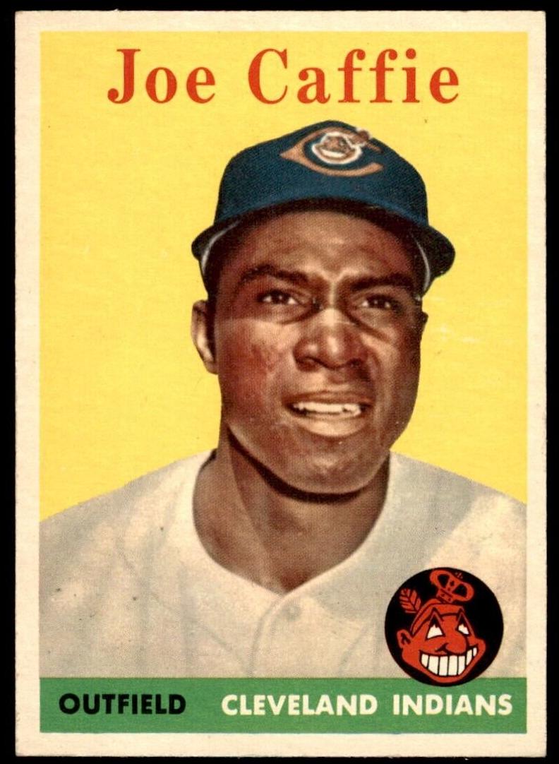 1958 Topps Baseball Joe Caffie #182 PSA 7