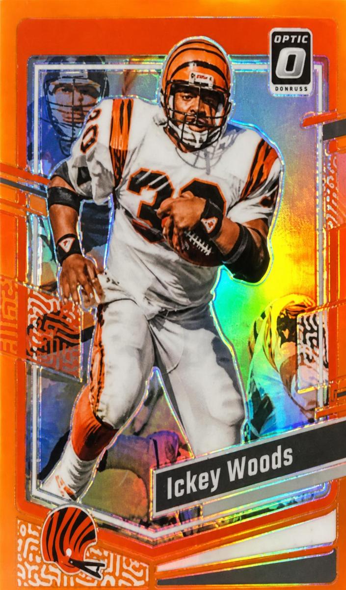 2023 Donruss Optic Football Orange Ickey Woods #40