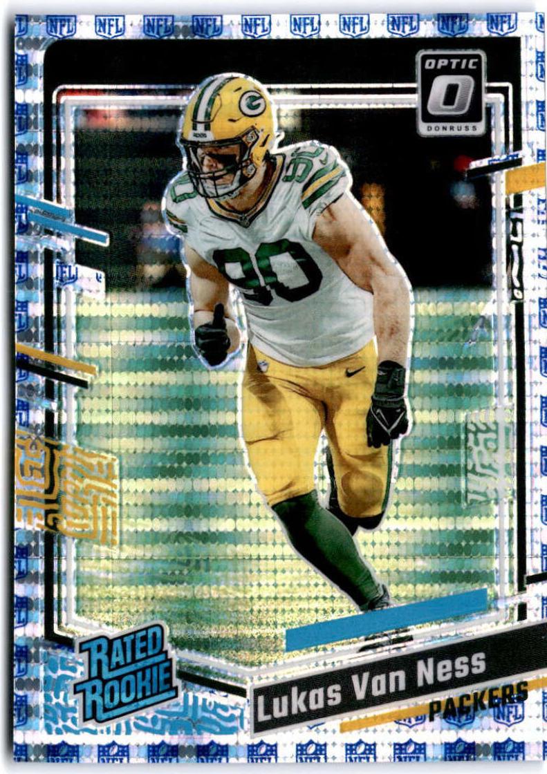 2023 Donruss Optic Football Shield Lukas Van Ness #240