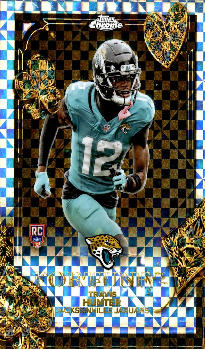 2025 Topps Chrome Football X-Fractor Travis Hunter #F15-20