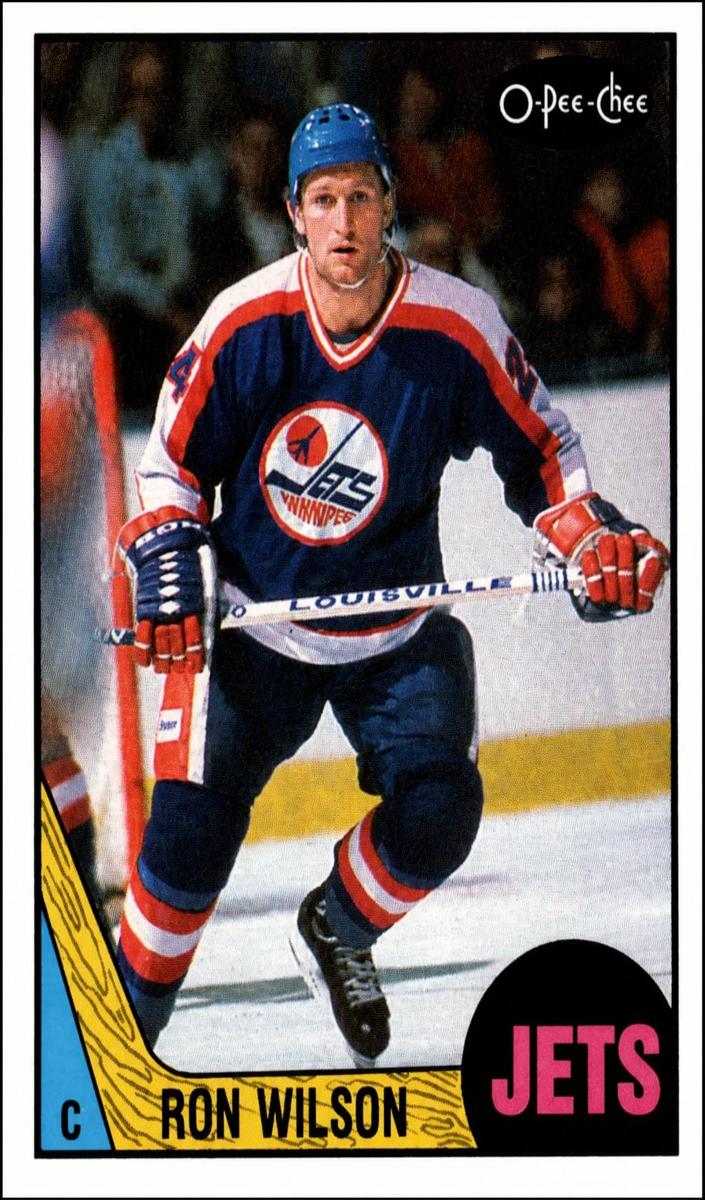 1987 O-Pee-Chee Hockey Ron Wilson #224 PSA 9