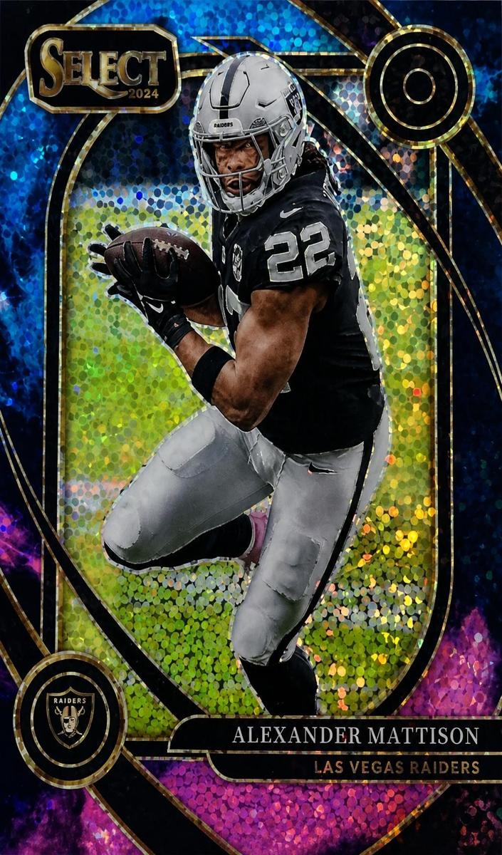 2024 Panini Select Football Cosmic Alexander Mattison #204