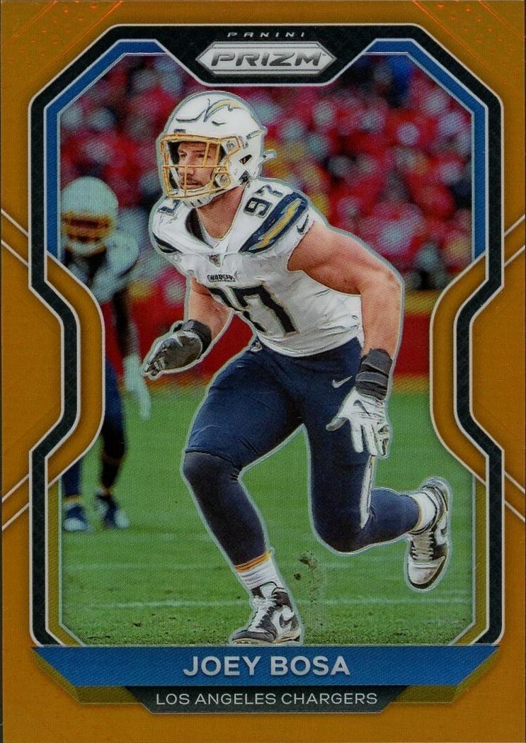 2020 Panini Prizm Football Orange Prizm Joey Bosa #143