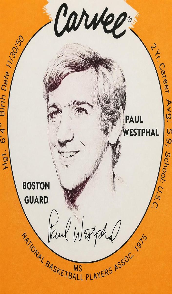 1975 Carvel Discs Basketball Orange Paul Westphal #NNO