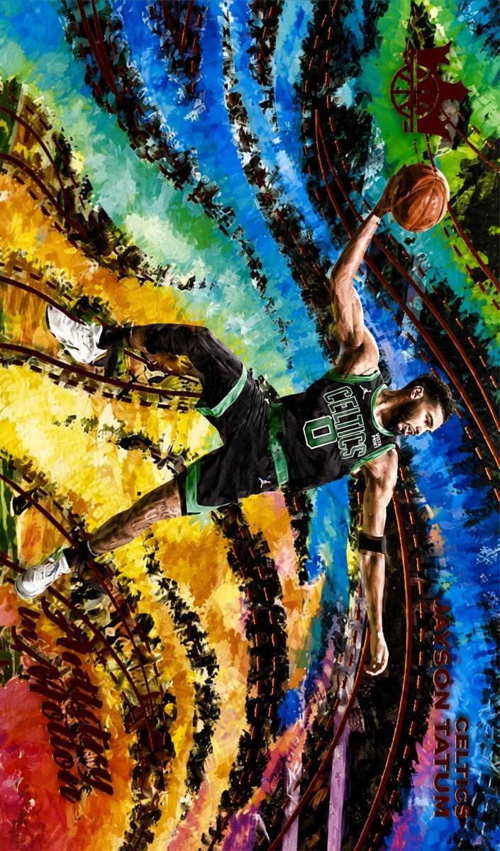 2024 Panini Court Kings Basketball Amber Jayson Tatum #5