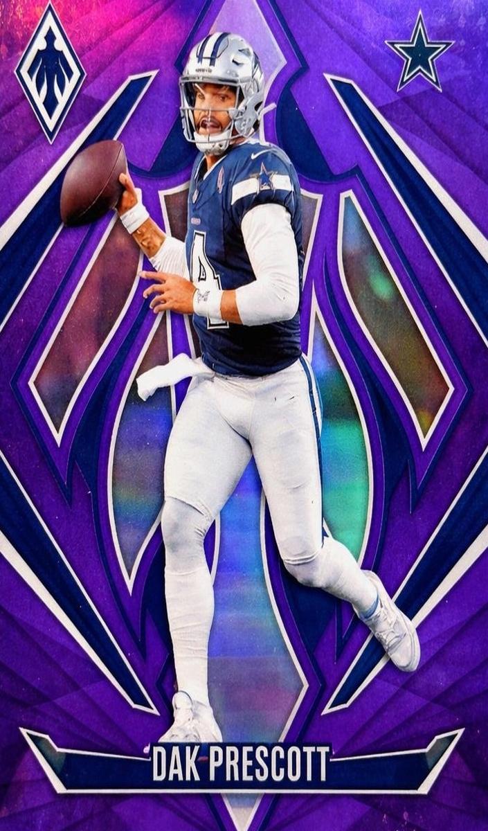 2024 Panini Phoenix Football Purple Fade Dak Prescott #31