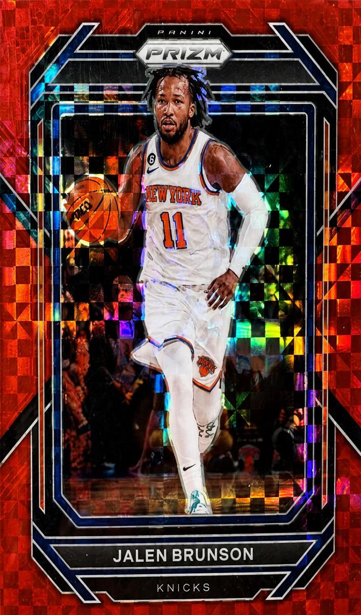 2022 Panini Prizm Basketball Red Power Jalen Brunson #11