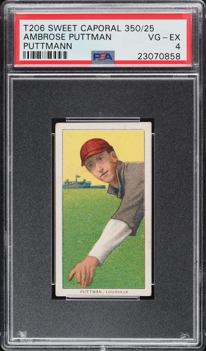 1909-11 T206 Baseball Ambrose Puttmann #NNO PSA 4