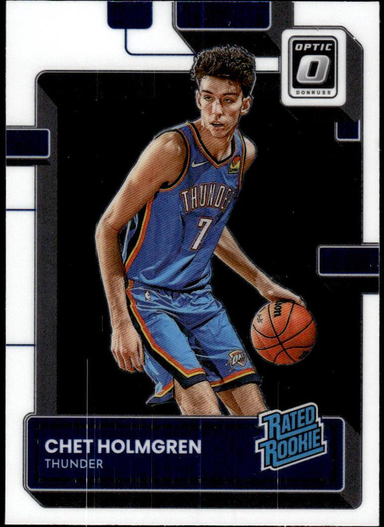 2022 Donruss Optic Basketball Chet Holmgren #208 PSA 9