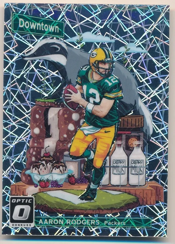 2018 Donruss Optic Football Aaron Rodgers #DT5