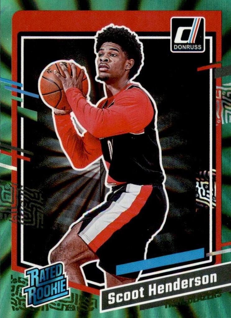 2023 Panini Donruss Basketball Red Scoot Henderson #250 PSA 9