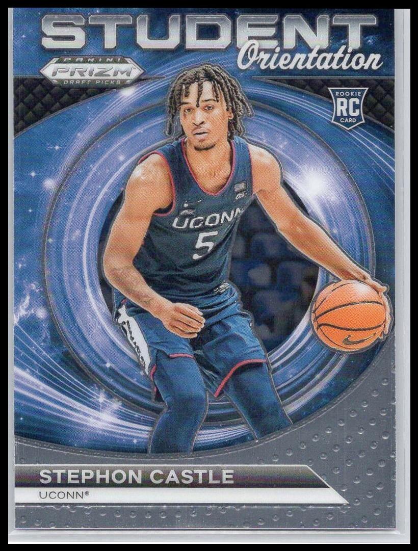 2024 Panini Prizm Draft Picks Basketball Stephon Castle #13 PSA 10