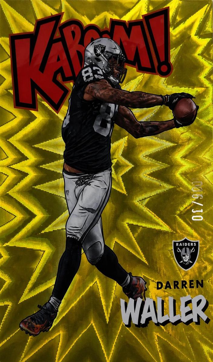 2021 Panini Absolute Football Gold Darren Waller #K27 PSA 8.5