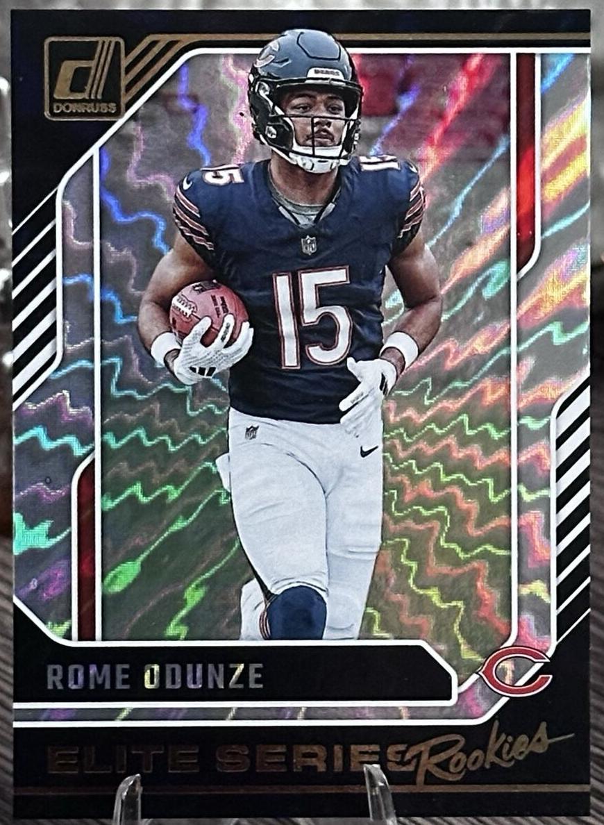 2024 Panini Donruss Football Rome Odunze #7 PSA 9