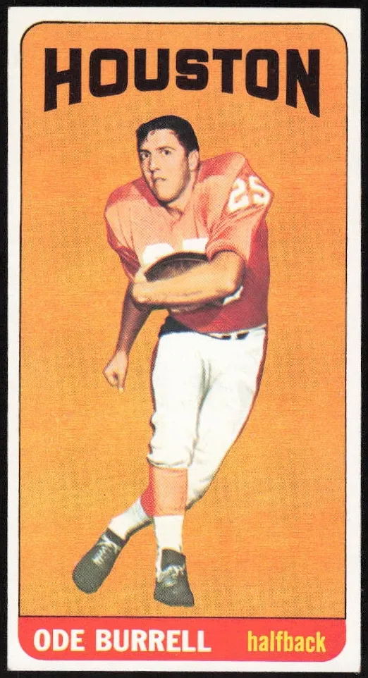 1965 Topps Football Ode Burrell #71 PSA 7.5