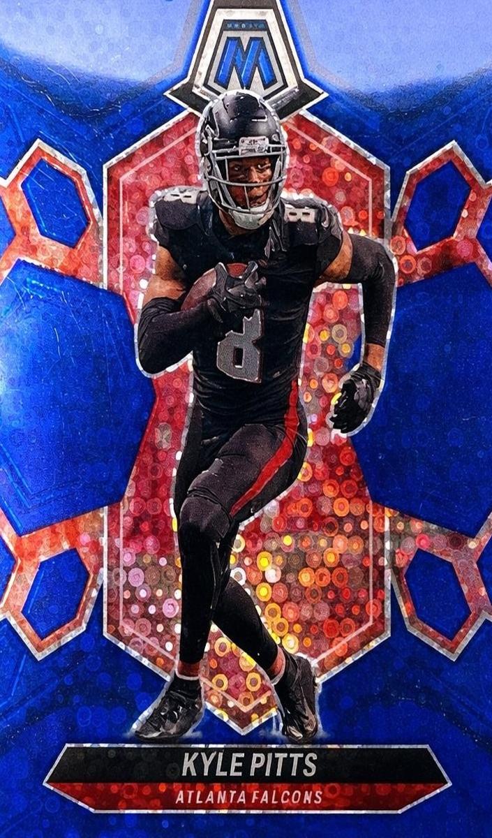 2024 Panini Mosaic Football No Huddle Blue Kyle Pitts #11