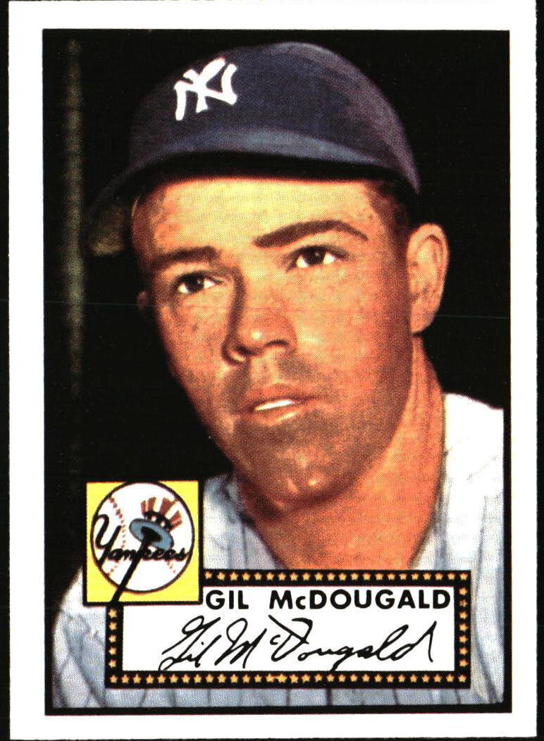 1952 Topps Baseball Gil McDougald #372