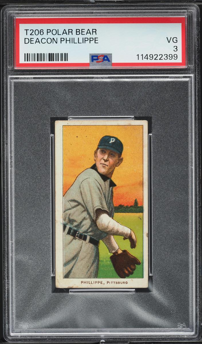 1909-11 T206 Baseball Deacon Phillippe #NNO PSA 3